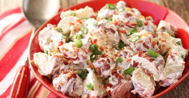 Hatch Green Chile Ranch Potato Salad