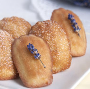 Honey Lavender Madelines