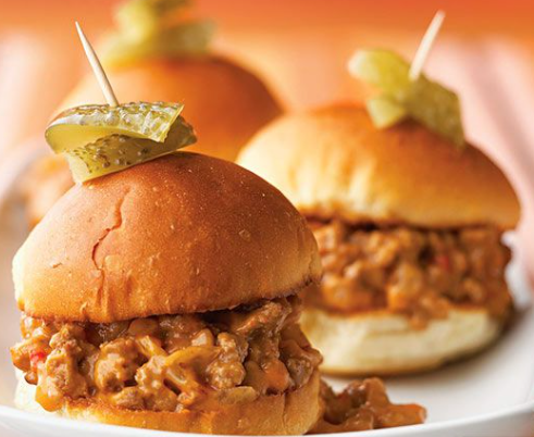 Red Chile Cheese Sloppy Joes