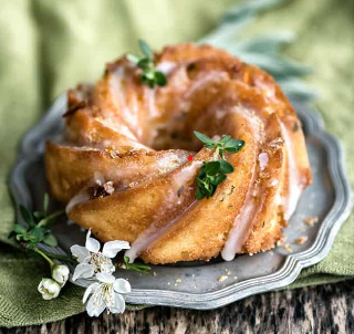 Herbs de Provence Rose and Olive Oil Cake