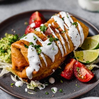 Red Chile Breakfast Chimichangas