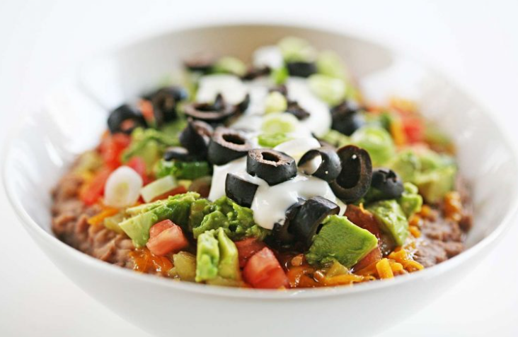 7 Layer Dip with Hatch Green Chile