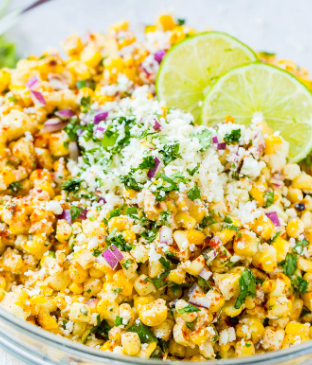 Grilled Corn and Green Chile Salad