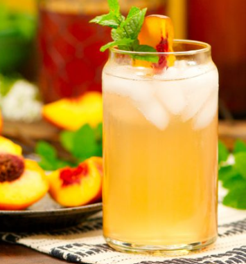 Lavender Peach Shrub