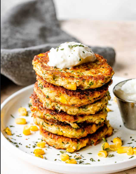 Corn and Hatch Green Chile Fritters