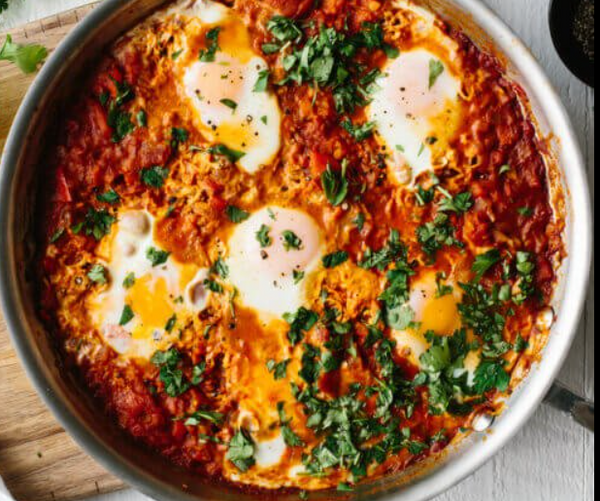 Ancho Chile Eggs and Potatoes