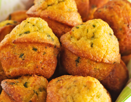 Green Chile Cheddar Muffins