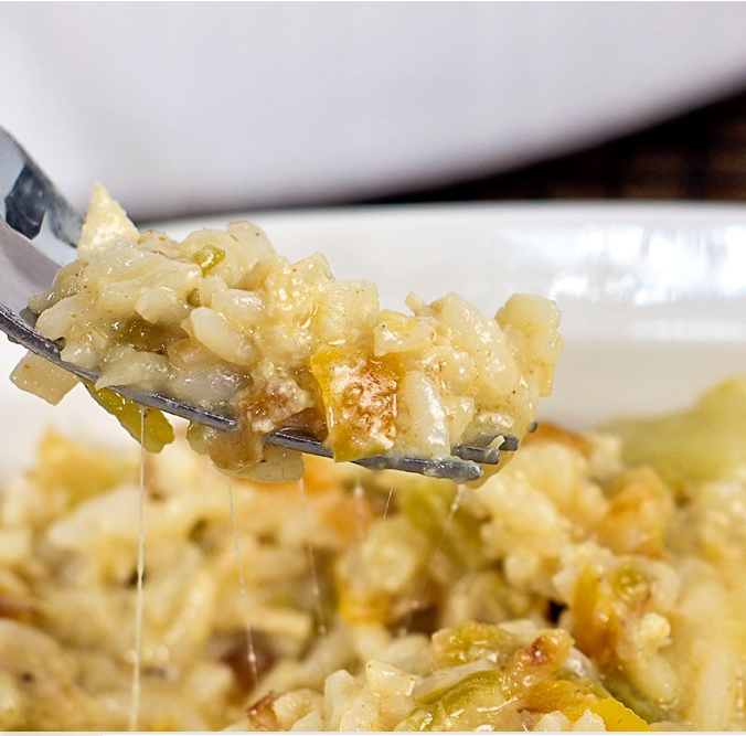 Chicken, Green Chile and Rice Casserole