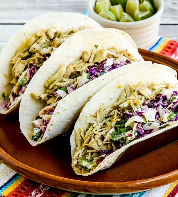 Chicken and Green Chile Tacos