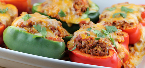 New Mexican Stuffed Bell Peppers