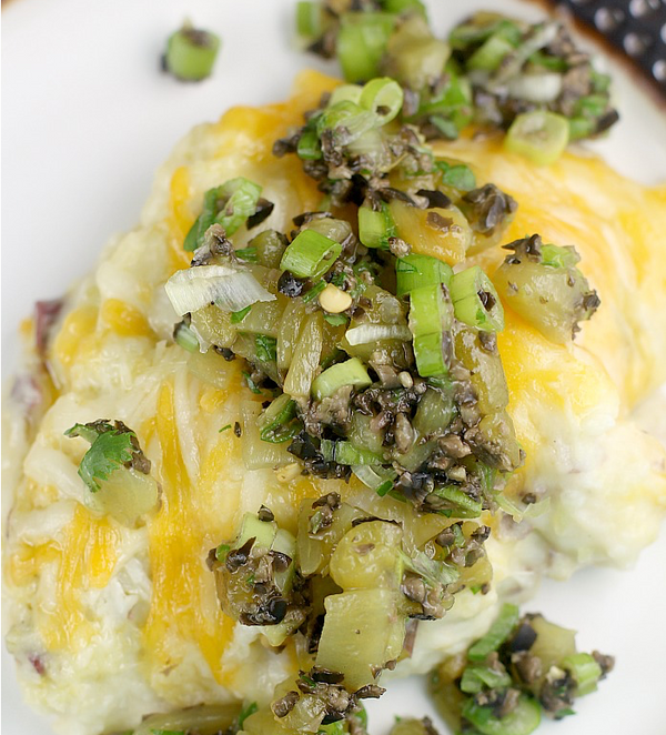 Hatch Green Chile Mashed Potatoes