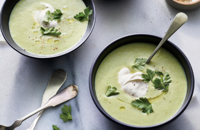 Artichoke and Green Chile Bisque