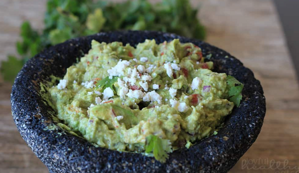 Roasted Tomato and Hatch Green Chile Guacamole