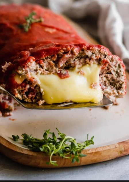 Cheesy Green Chile Meatloaf