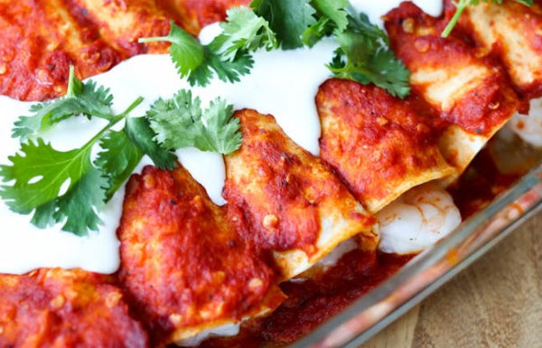 Red Chile Cheese Enchiladas