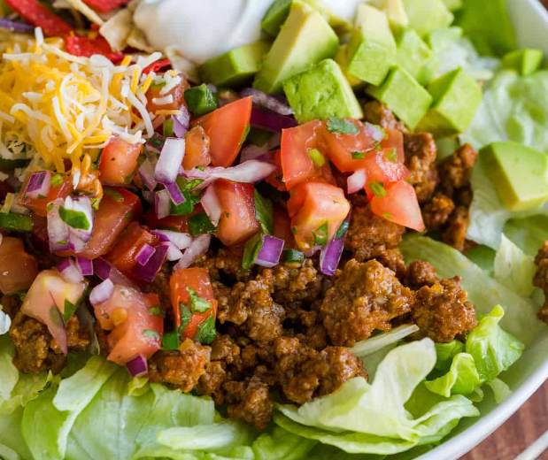 Green Chile Turkey Taco Salad – #1 Ranked New Mexico Salsa & Chile ...