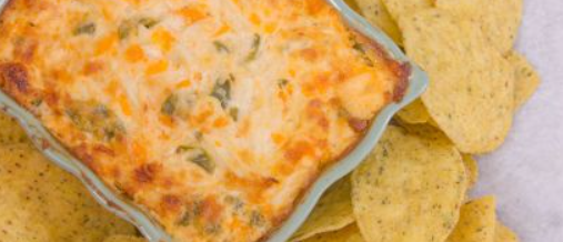 Chicken and Green Chile Enchilada Dip