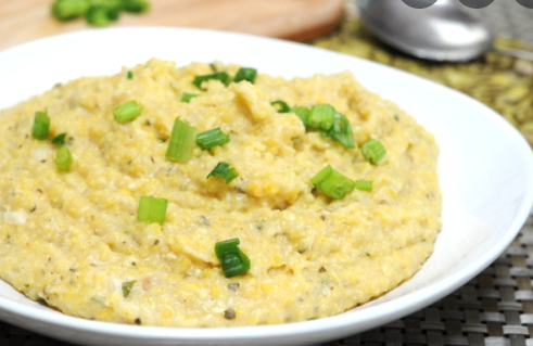 ROASTED CORN AND GREEN CHILE GRITS RECIPE | MADEINNEWMEXICO