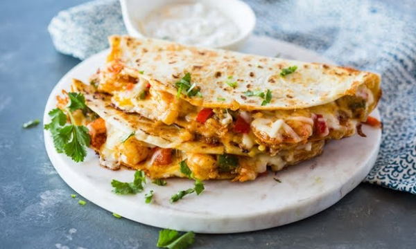 Best Green Chile Shrimp Quesadillas Recipe | madeinnewmexico