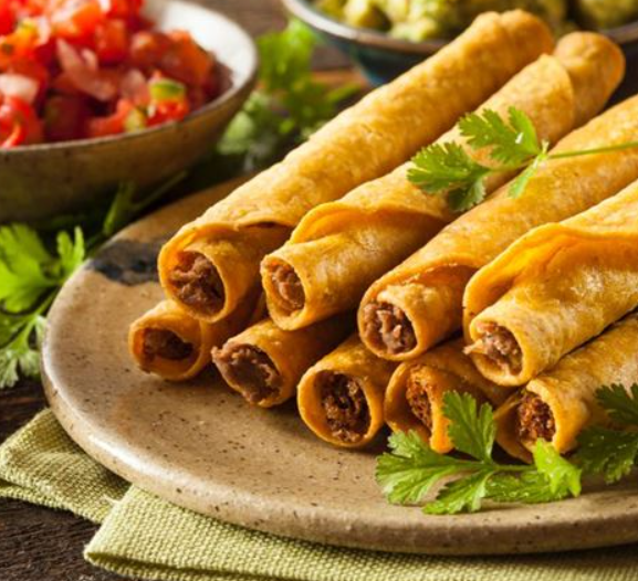 Hatch Chile Colorado Taquitos