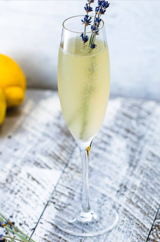 Lavender French 75 Cocktail