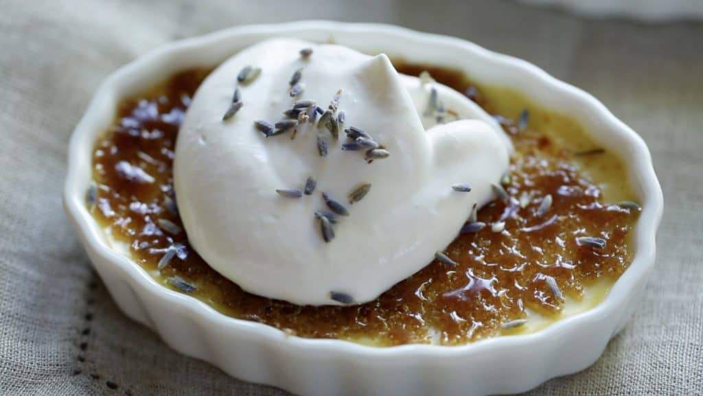 Lavender Honey Crème Brûlée