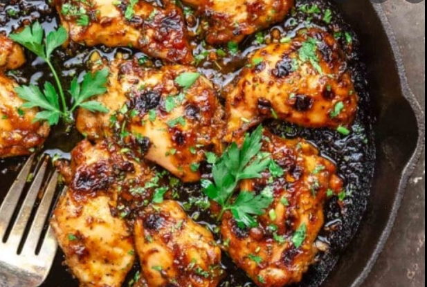 Red Chile Balsamic Chicken