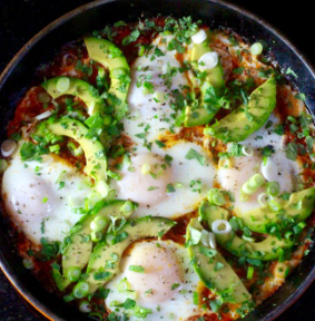 Red Chile Eggs