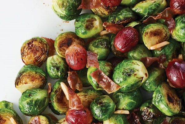 Red Chile Roasted Brussels Sprouts