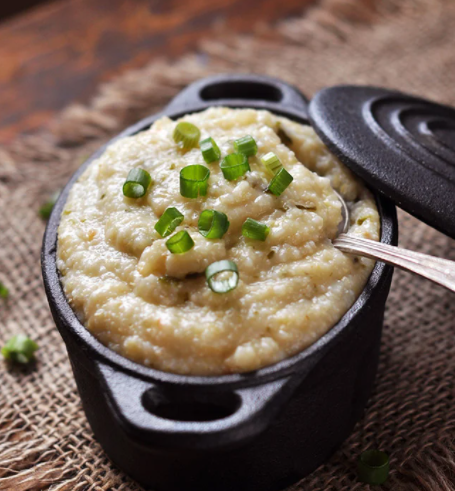 BEST EASY ROASTED CORN AND GREEN CHILE GRITS RECIPE