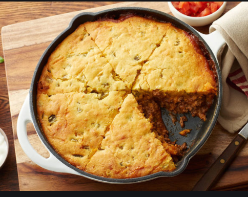 Tamale Pie with Green Chile