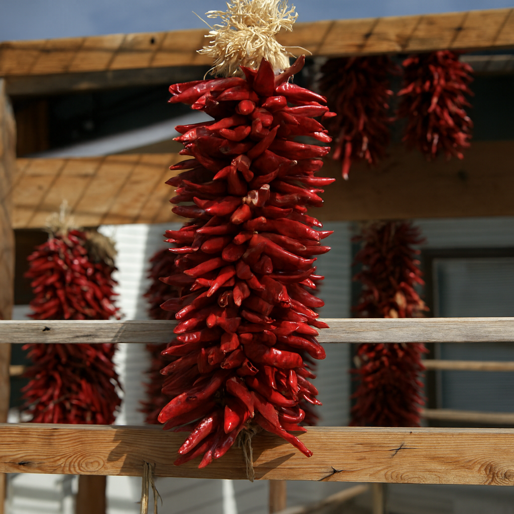 Chile Ristras and Wreaths
