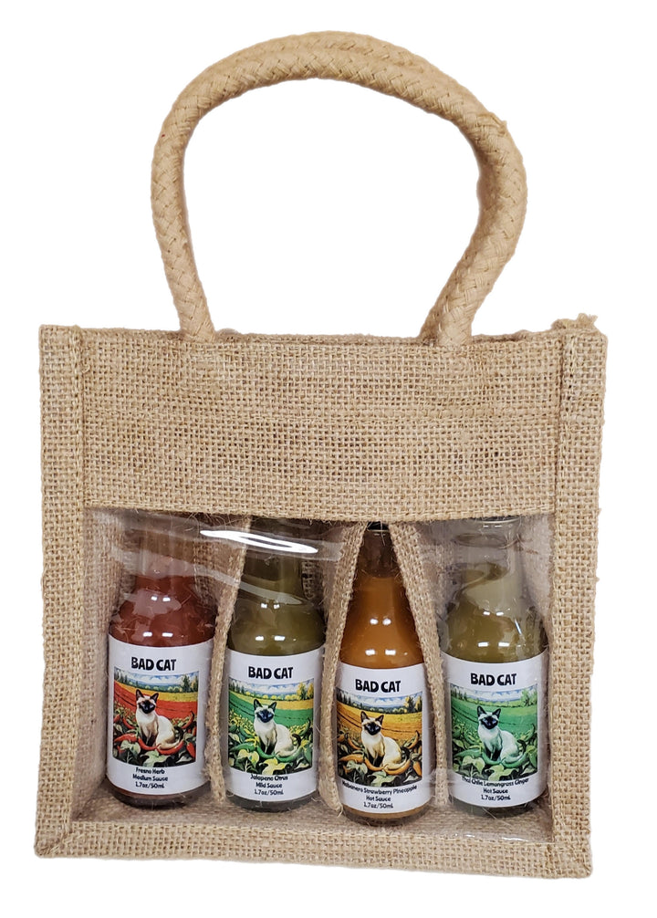 4 Pack Bad Cat  Hot Sauces
