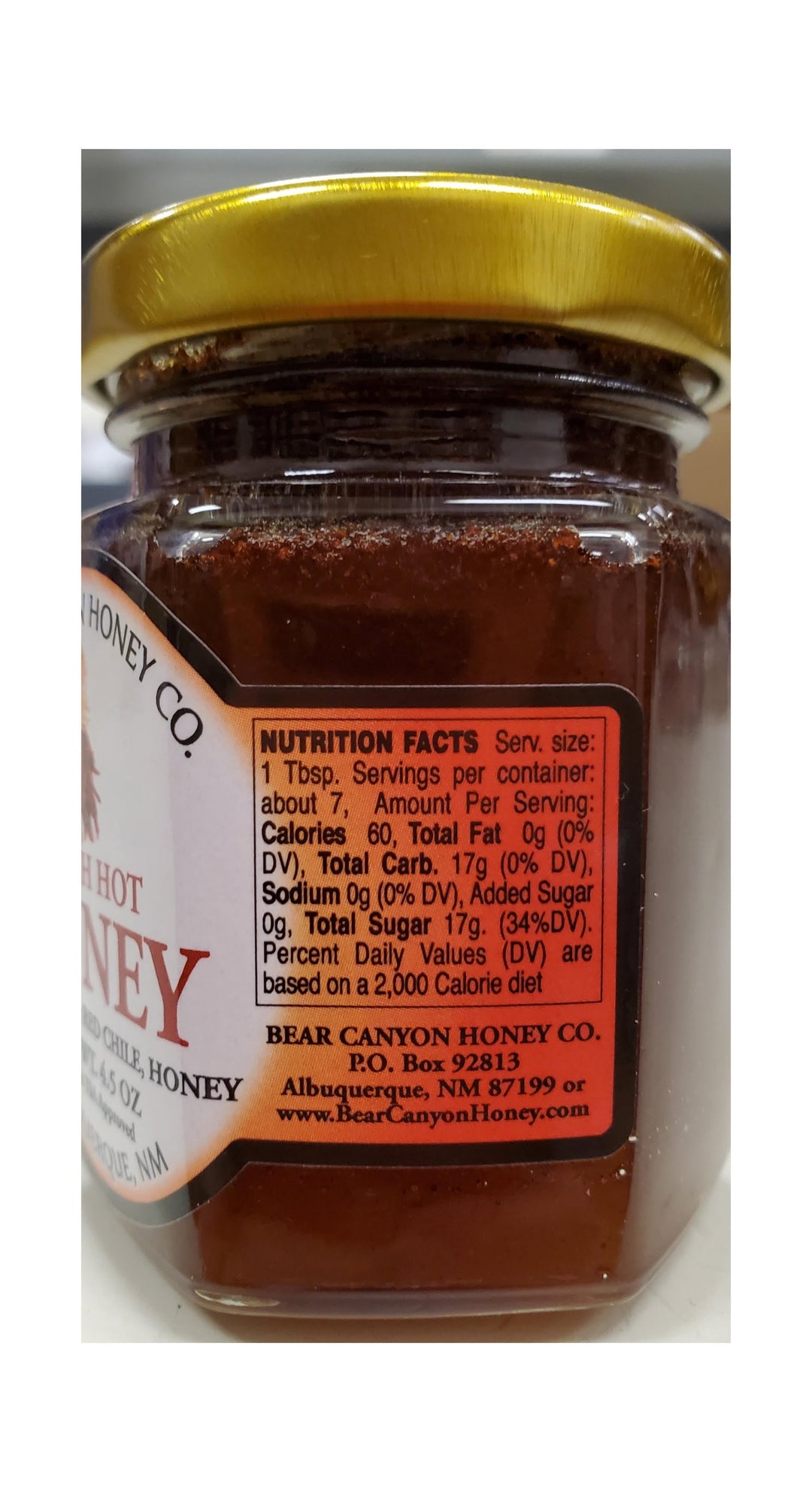 Bear Canyon Honey Co. 4.5 oz Red Chile Honey