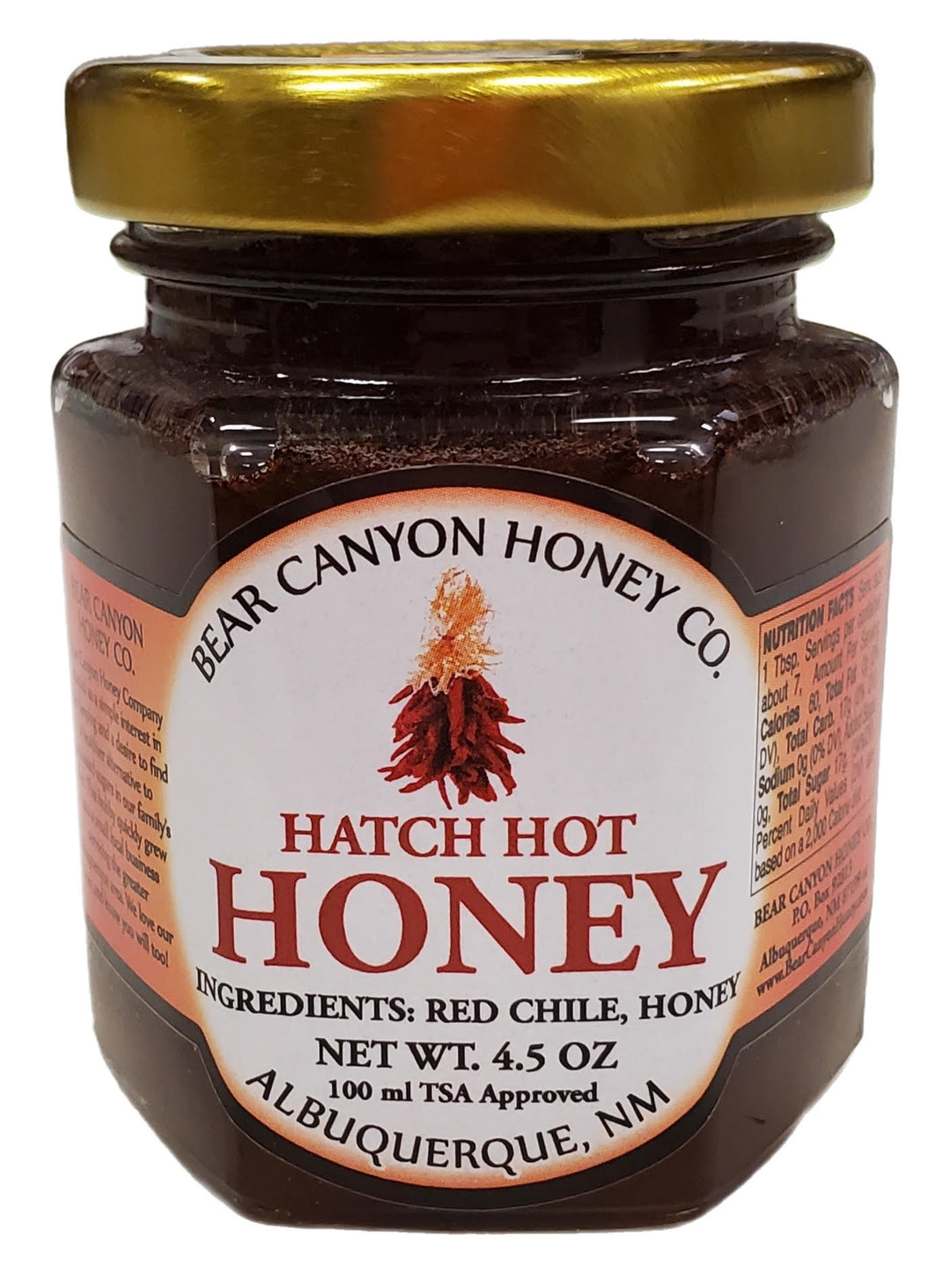 Bear Canyon Honey Co. 4.5 oz Red Chile Honey