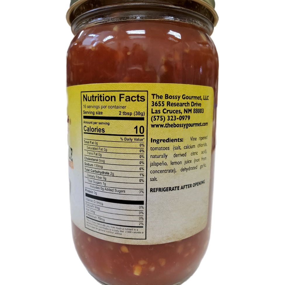 Bossy gourmet Restaurant Style Salsa – #1 Ranked New Mexico Salsa