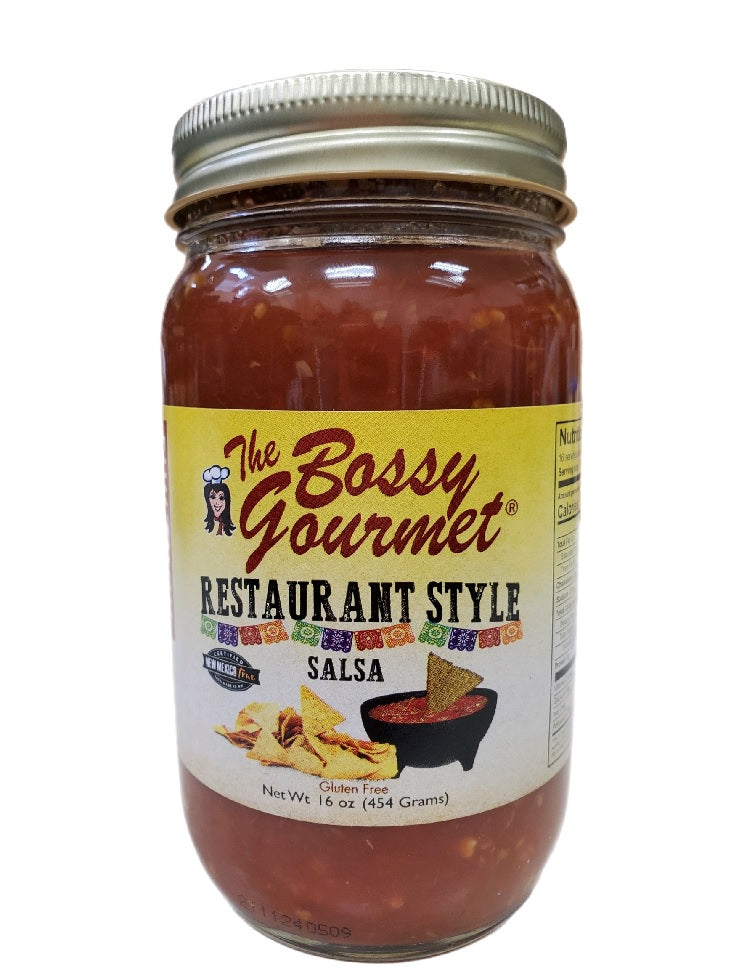 Bossy gourmet Restaurant Style Salsa-#1 Ranked New Mexico Salsa &amp; Chile Powder | Made in New Mexico