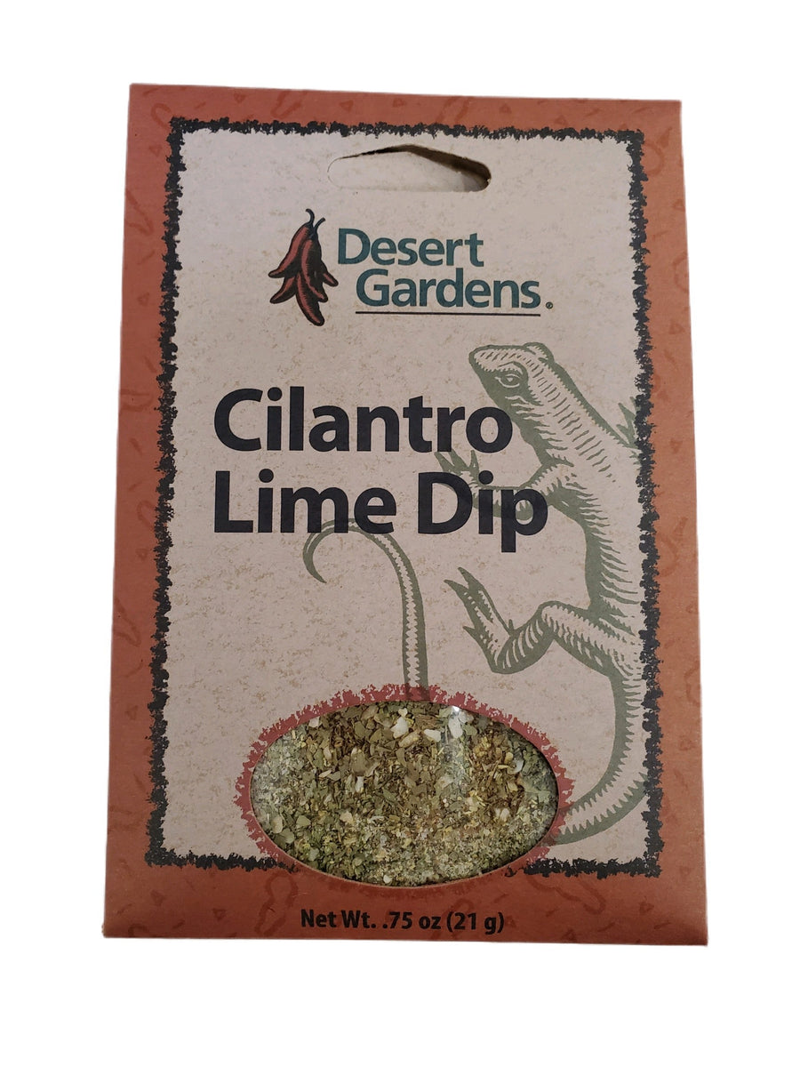 Desert Gardens Cilantro Lime Dip Mix-#1 Ranked New Mexico Salsa &amp; Chile Powder | Made in New Mexico