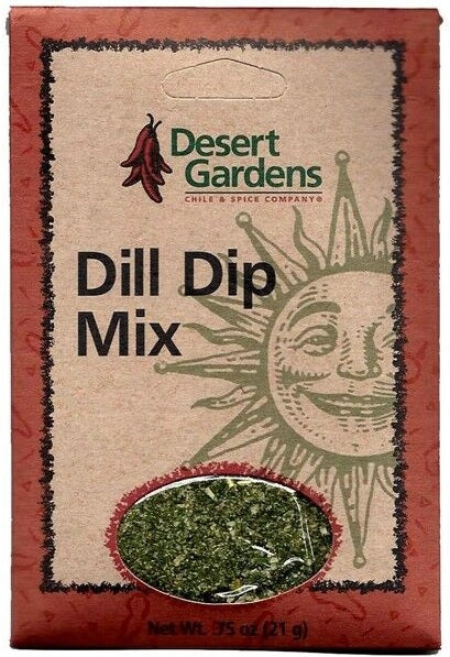 Desert Gardens Dill Dip Mix-#1 Ranked New Mexico Salsa &amp; Chile Powder | Made in New Mexico