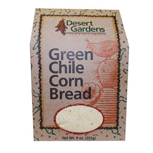 Desert Gardens Green Chile Cornbread-#1 Ranked New Mexico Salsa &amp; Chile Powder | Made in New Mexico