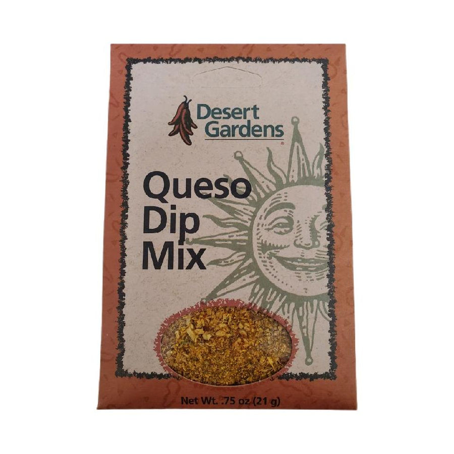 Desert Gardens Queso Dip Mix-#1 Ranked New Mexico Salsa &amp; Chile Powder | Made in New Mexico