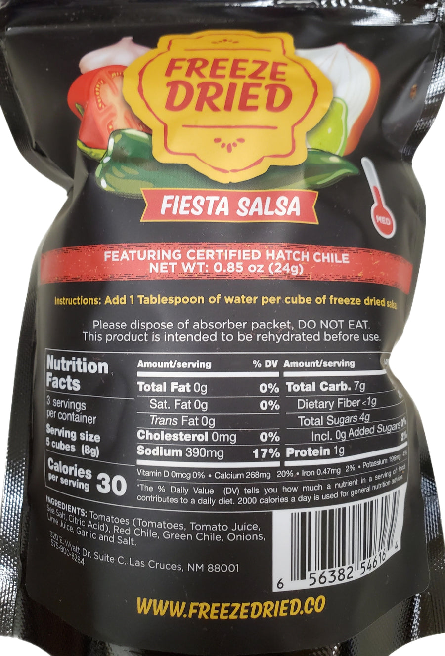 Freeze dried Fiesta Salsa-#1 Ranked New Mexico Salsa &amp; Chile Powder | Made in New Mexico