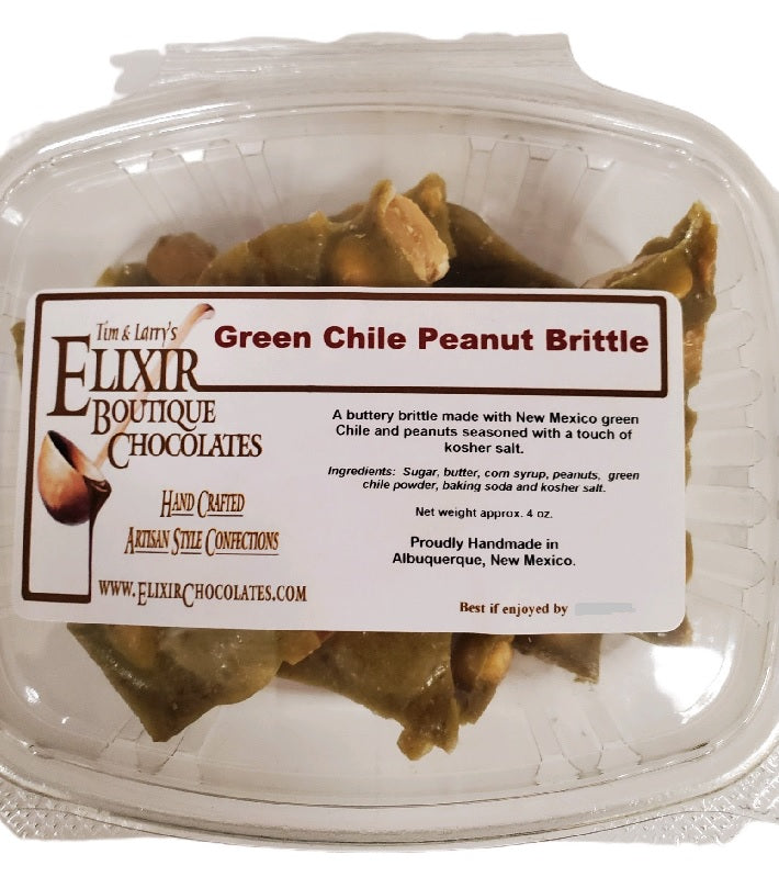 Green Chile Peanut Brittle-#1 Ranked New Mexico Salsa &amp; Chile Powder | Made in New Mexico