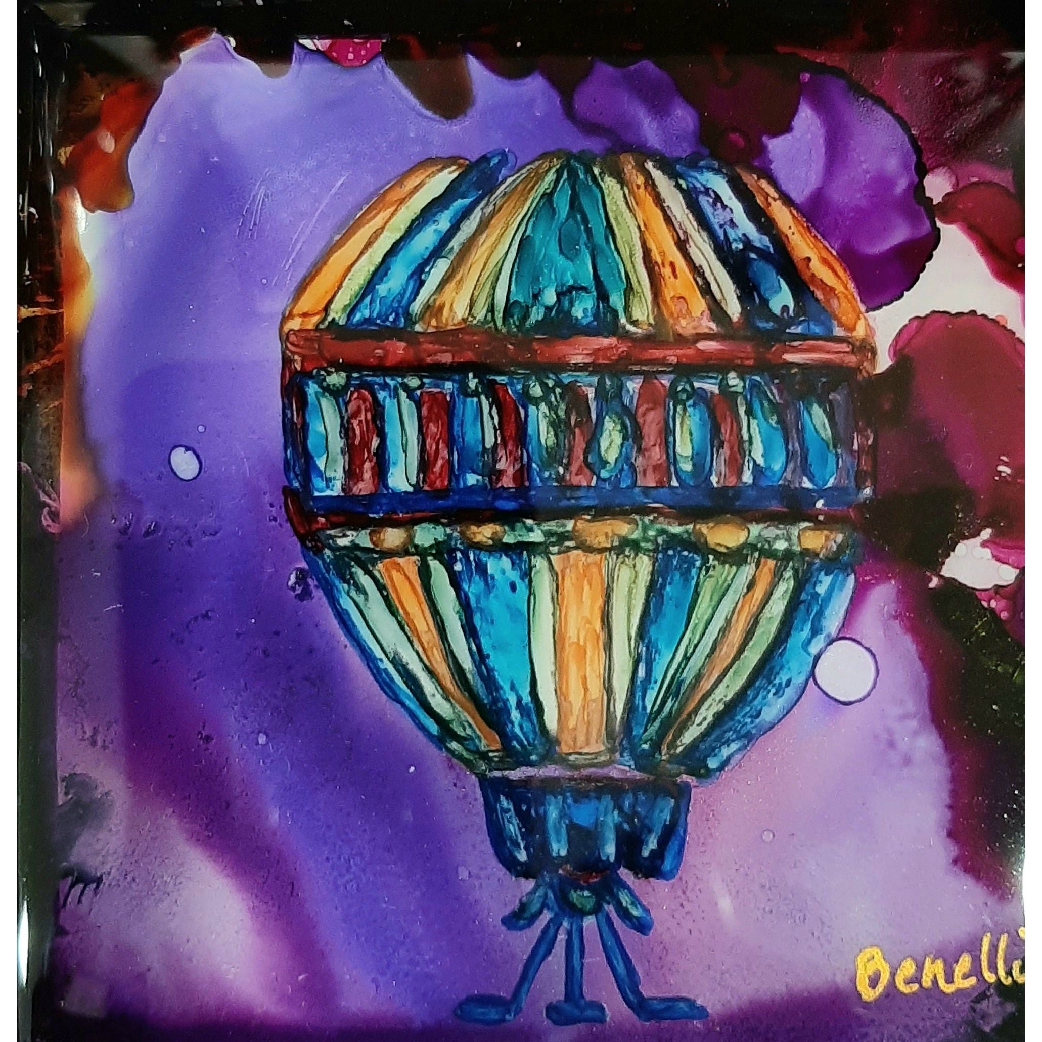 Hand Painted Ceramic Coasters by Karen Benelli – #1 Ranked New