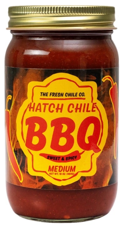 Hatch Chile Sweet & Spicy BBQ Sauce-#1 Ranked New Mexico Salsa &amp; Chile Powder | Made in New Mexico