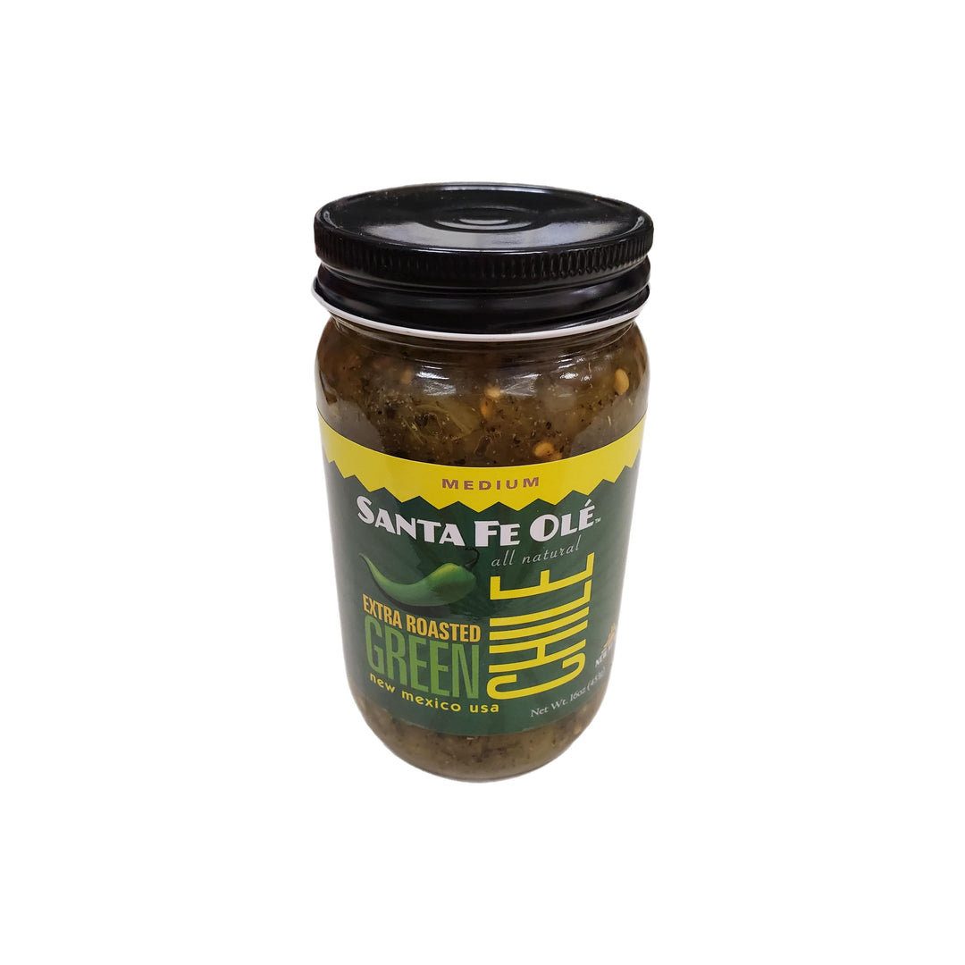 Hatch Green Chile Extra Roasted Santa Fe Ole