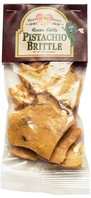 Heart of the Desert Pistachio Brittle-#1 Ranked New Mexico Salsa &amp; Chile Powder | Made in New Mexico