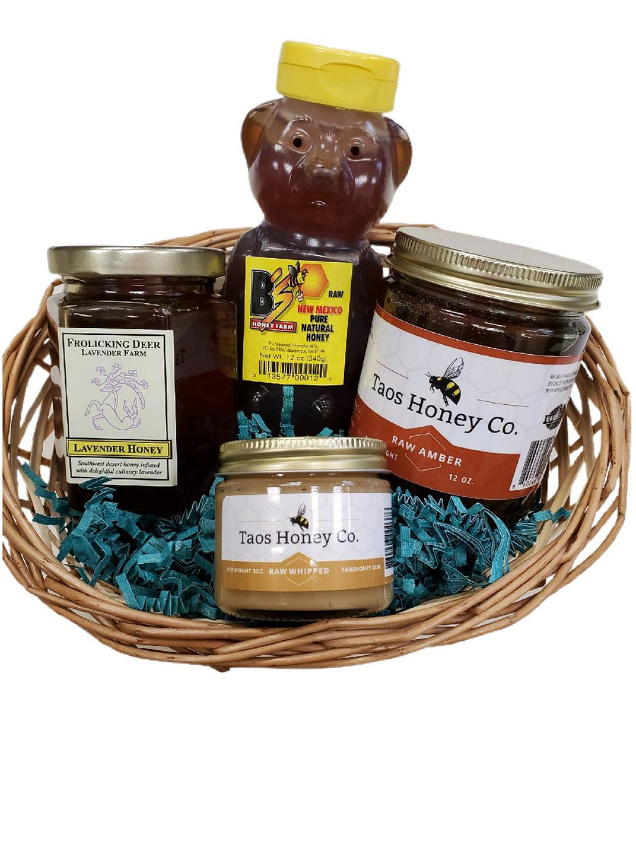 Honey Lovers Gift Basket-#1 Ranked New Mexico Salsa &amp; Chile Powder | Made in New Mexico