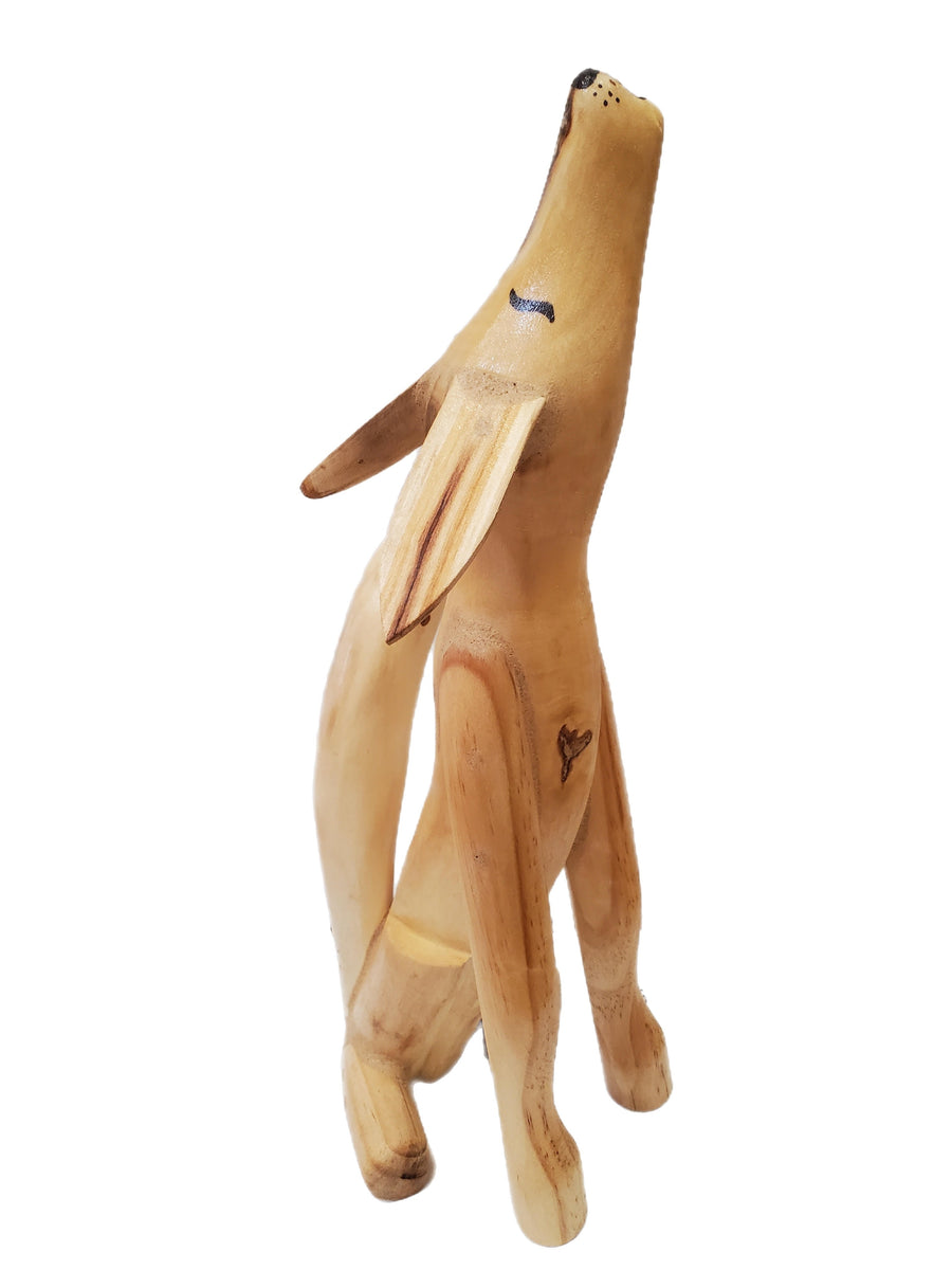 Larry Jacquez Hand Carved Coyotes-Made in New Mexico