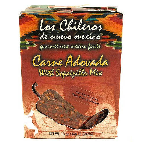 Los Chileros Carne Adovada Dinner Kit-#1 Ranked New Mexico Salsa &amp; Chile Powder | Made in New Mexico